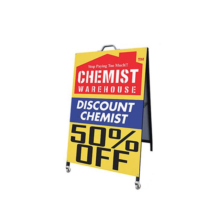 Metal-Sidewalk-A-Frame-900 x 1200mm